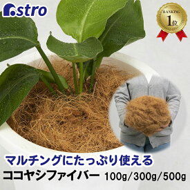 【P5倍12/13〜12/15】【楽天1位】ココヤシファイバー 約100g/300g/500g ココファイバー マルチング 天然 ココヤシ ヤシ 繊維 ガーデニング 園芸 家庭菜園 プランター 鉢植え 土隠し ココヤシ繊維 鉢底石代わり 乾燥防止 雑草対策 アストロ 624-va