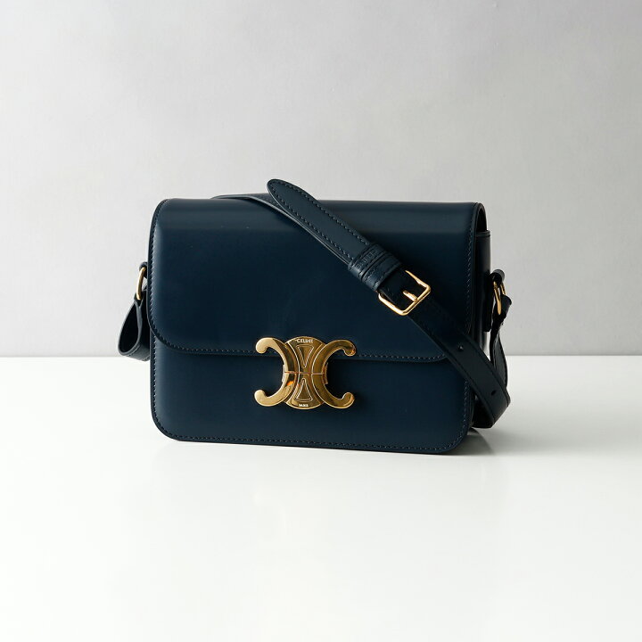 楽天市場】セリーヌ CELINE バッグ ショルダーバッグ ネイビー NAVY  