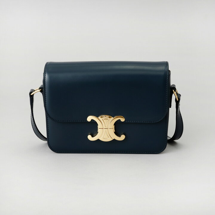 楽天市場】セリーヌ CELINE バッグ ショルダーバッグ ネイビー NAVY  