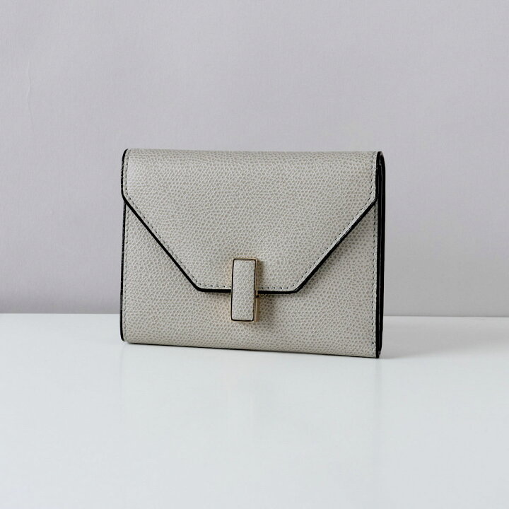 楽天市場 ヴァレクストラ Valextra 3つ折り財布 コンパクト財布 レディース メンズ イジィデ グレー Iside Wallet Cemere 1st Street