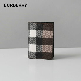 バーバリー BURBERRY カードケース ブラウン 名刺入れ チェック フラップ ビジネス おしゃれ ブランド 高級 8065163 MS BATEMAN GC9 A8900 DARK BIRCH BROWN ユニセックス メンズ レディース