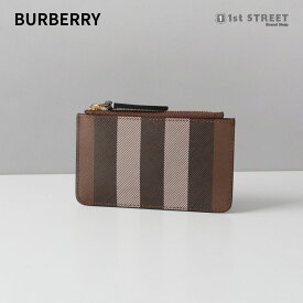 【6/5限定！2人に1人が当選★エントリーで最大100％ポイントバック】バーバリー BURBERRY 小銭入れ ブラウン 財布 チェック ミニ財布 キーケース チェーンストラップ付 ブランド 高級 8062693 LS KELBROOK GC9 A8900 DARK BIRCH BROWN ユニセックス メンズ レディース