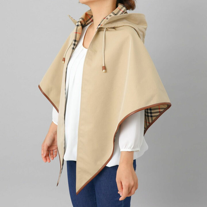楽天市場】バーバリー BURBERRY ポンチョ ケープ キャメル コート 