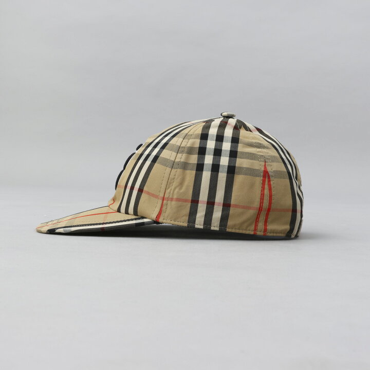 楽天市場】バーバリー BURBERRY 帽子 ベージュ キャップ チェック 