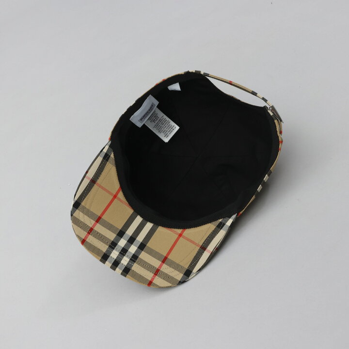 楽天市場】バーバリー BURBERRY 帽子 ベージュ キャップ チェック 