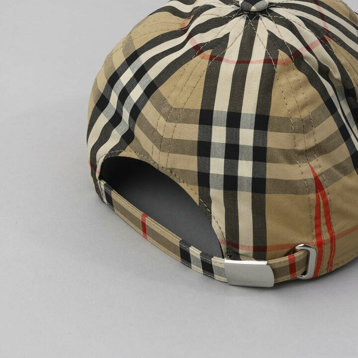 楽天市場】バーバリー BURBERRY 帽子 ベージュ キャップ チェック 
