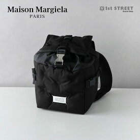 メゾン マルジェラ MAISON MARGIELA バックパック ブラック バッグ ショルダーバッグ ボディバッグ グラムスラム 無地 ナイロン シンプル 高級 SB2WA0003 GLAM SLAM SPORT BACKPACK SMALL P1511 T8013 BLACK ユニセックス メンズ レディース