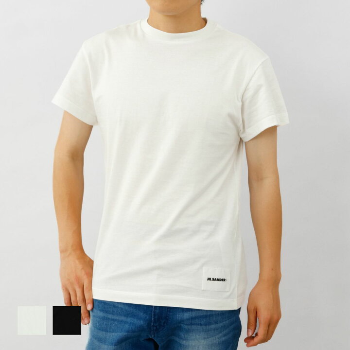 楽天市場】ジルサンダー JIL SANDER Tシャツ 半袖 メンズ 同色3枚 