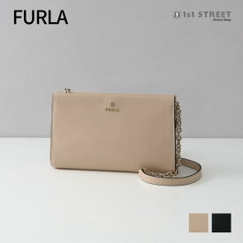 【6/10限定！2人に1人が当選★エントリーで最大100％ポイントバック】フルラ FURLA ショルダーバッグ バッグ CAMELIA カメリア クロスボディ バレリーナ 黒 レザー ブランド WE00528 ARE000 レディース