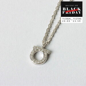 tFK FERRAGAMO lbNX K`[j p[eB uh NX^ Vo[ ANZT[ uh  760131 696655 COLLANE NECK GANSTR8 CRYSTAL PALL LUC fB[X