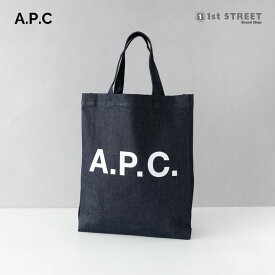 アーペーセー A.P.C. トートバッグ 手提げ A4 大きめ 大容量 マチ付 ユニセックス ネイビー IAI INDIGO M61569 COCSX