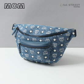 エムシーエム MCM ベルトバッグ ブルー ボディバッグ ヴィセトス キャンバス MMZDSFI01 LE DENIM レディース メンズ ユニセックス