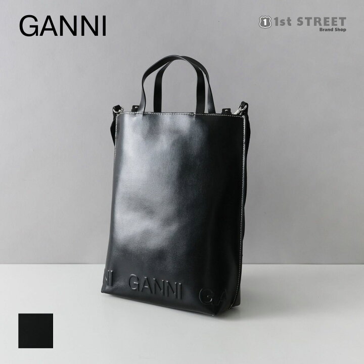 楽天市場】ガニー GANNI バッグ ショルダーバッグ ブラック 黒 クロス  