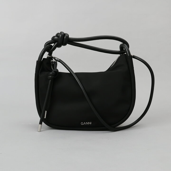 楽天市場】ガニー GANNI ハンドバッグ バッグ ノット バゲットバッグ 