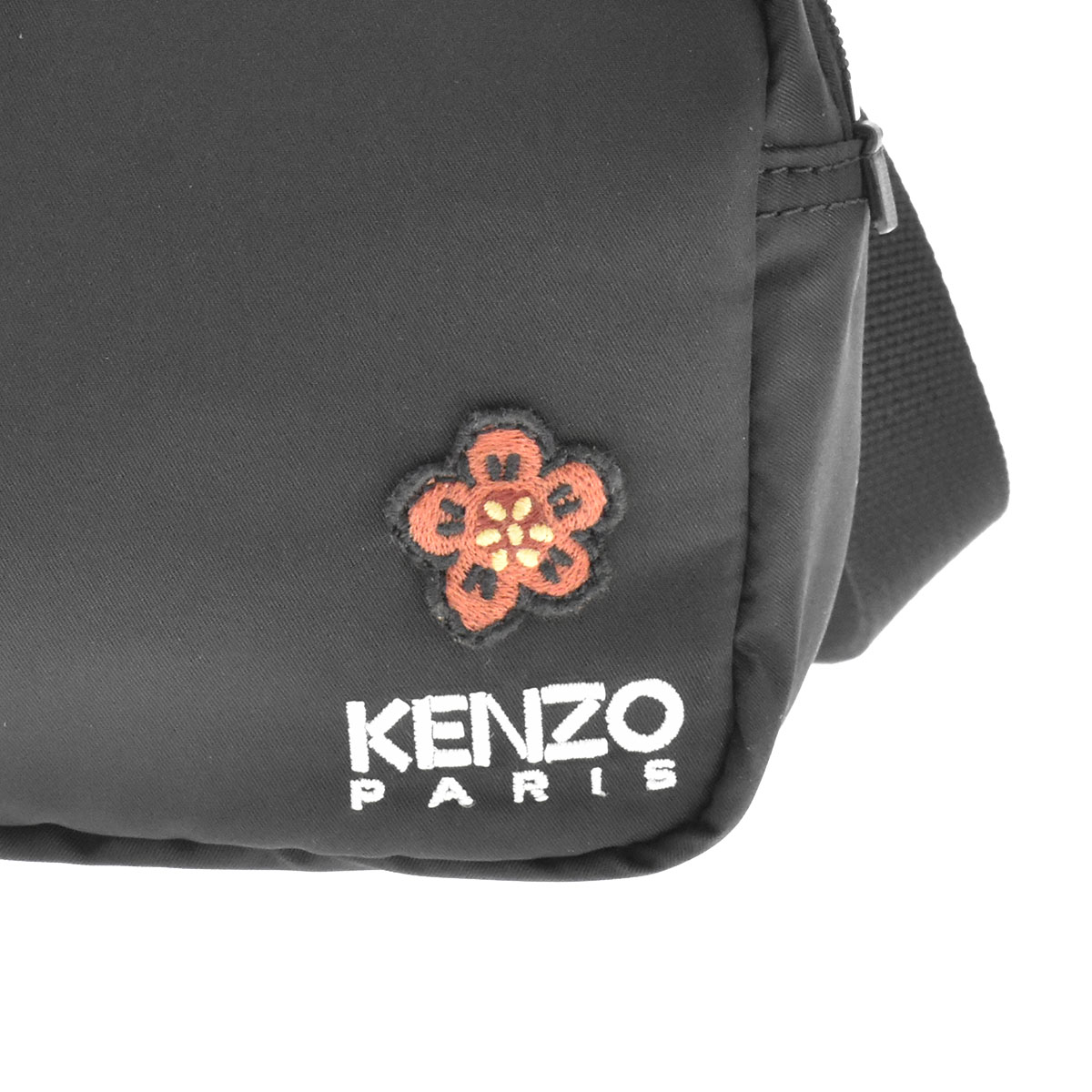 ケンゾー KENZO KENZO CREST クロスボディバッグ ボディバッグ ボケフラワー刺繍 BAG ブラック BLACK ユニセックス 男女兼用  FC65SA458F25 99 | 1st STREET