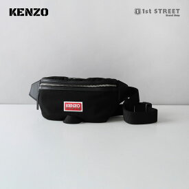 ケンゾー KENZO ベルトバッグ ブラック バッグ ショルダー 通勤 通学 人気 おしゃれ FD65SA107B10 BELT BAG 99 BLACK ユニセックス メンズ レディース
