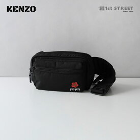 ケンゾー KENZO ベルトバッグ ブラック バッグ ショルダー 通勤 通学 人気 おしゃれ FD55SA467F26 BELT BAG 99 BLACK ユニセックス メンズ レディース