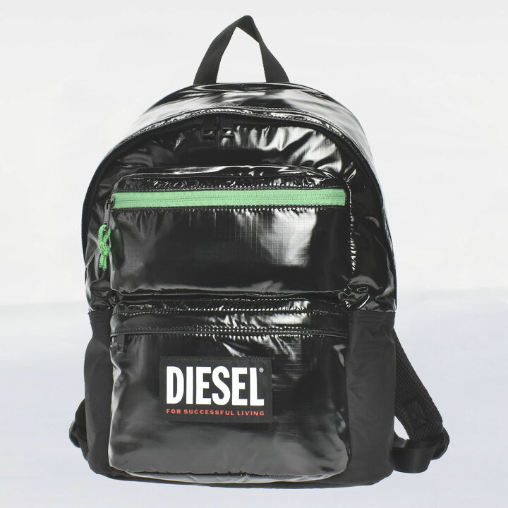 楽天市場 ディーゼル Diesel バックパック リュック メンズ 大容量 デイリーユース ブラック X P4212 T8013 Rodyo Pat Backpack Black 1st Street