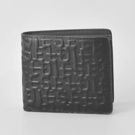 ディーゼル DIESEL 2つ折財布 財布 コンパクト財布 レザー 本革 ブラック X09338 P0556 T8004 BI-FOLD COIN S WALLET メンズ