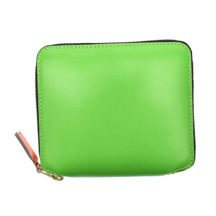 楽天市場 コムデギャルソン Comme Des Garcons 2つ折小銭付き財布 二つ折り財布 ラウンドジップ ミニ財布 メンズ レディース Box付き グリーン オレンジ Sa2100sf Green Orange 1st Street