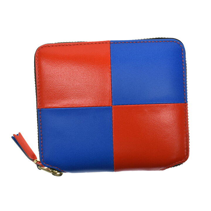 楽天市場 コムデギャルソン Comme Des Garcons 2つ折小銭付き財布 二つ折り財布 ラウンドジップ ミニ財布 メンズ レディース Box付き ブルー オレンジ Sa2100fs Blue Orange 1st Street