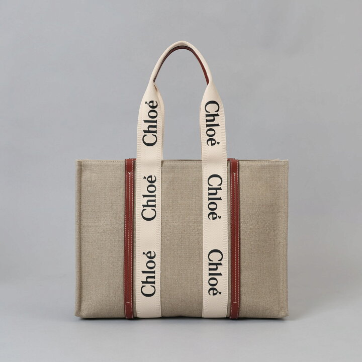 楽天市場】クロエ CHLOE トートバッグ WOODY ウッディ バッグ Lサイズ  