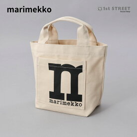 マリメッコ MARIMEKKO ハンドバッグ アイボリー トート 北欧柄 コットン 091979 100 MONOFORM SOLID COTTON レディース