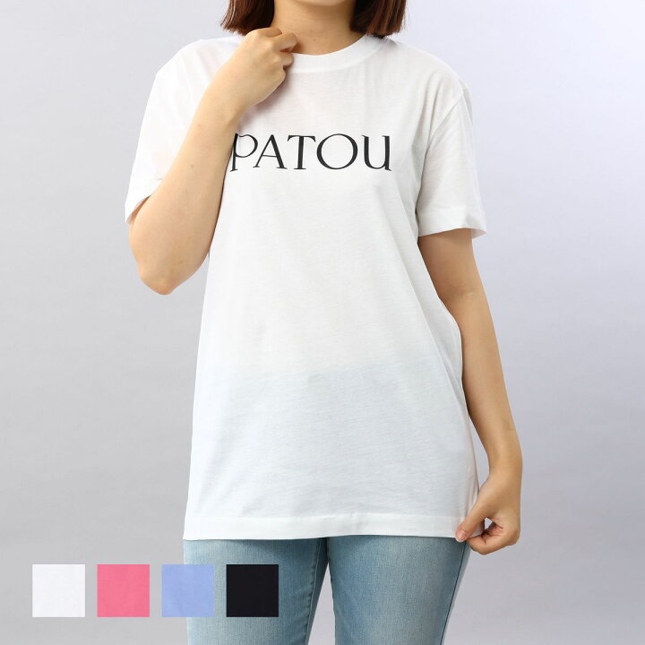 楽天市場】パトゥ PATOU Tシャツ レディース ホワイト 白 黒 ロゴ 