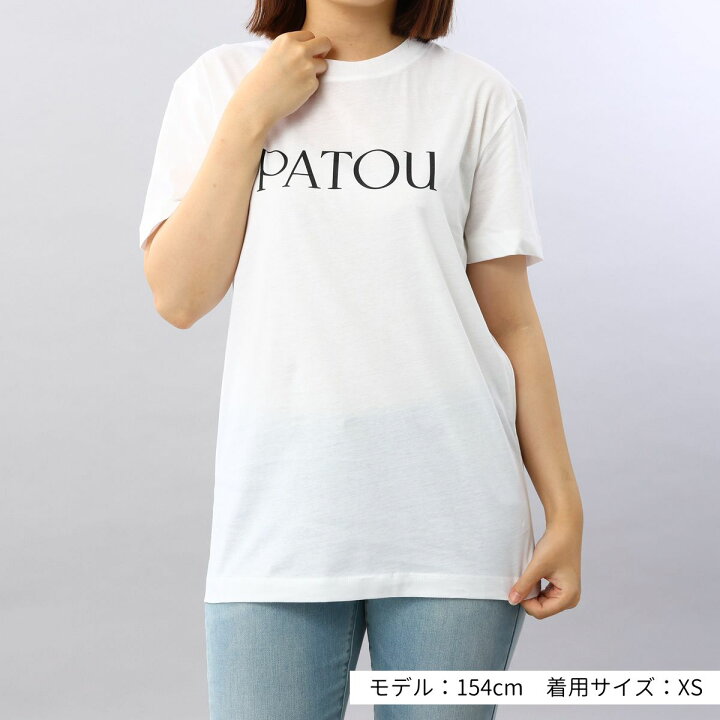 楽天市場】パトゥ PATOU Tシャツ レディース ホワイト 白 黒 ロゴ 