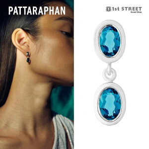 �y�A�E�g���b�g�z�y���K�̔��X�z�p�b�^���p�� PATTARAPHAN �s�A�X �A�N�Z�T���[ �W���G���[ �X�^�[�����O�V���o�[ �����h���u���[�g�p�[�Y �Ў��p �u�����h �^�C�� 6-E03-LNDT BABY DUO YING EARRINGS LON