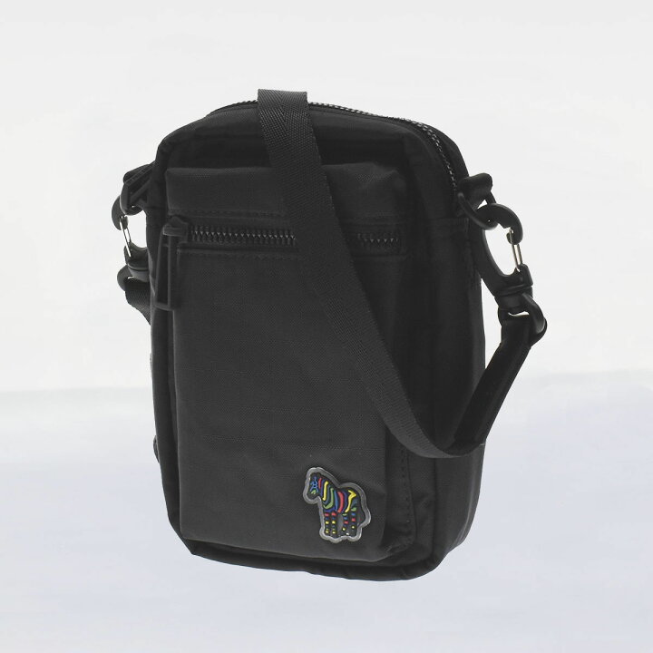 ポールスミス PAUL SMITH ショルダーバッグ 斜めがけ クロスボディ メンズ ゼブラ マルチストライプ ブラック M2A6890 MEN BAG SML XBODY ZEBRA 79 BLACK | 1st STREET