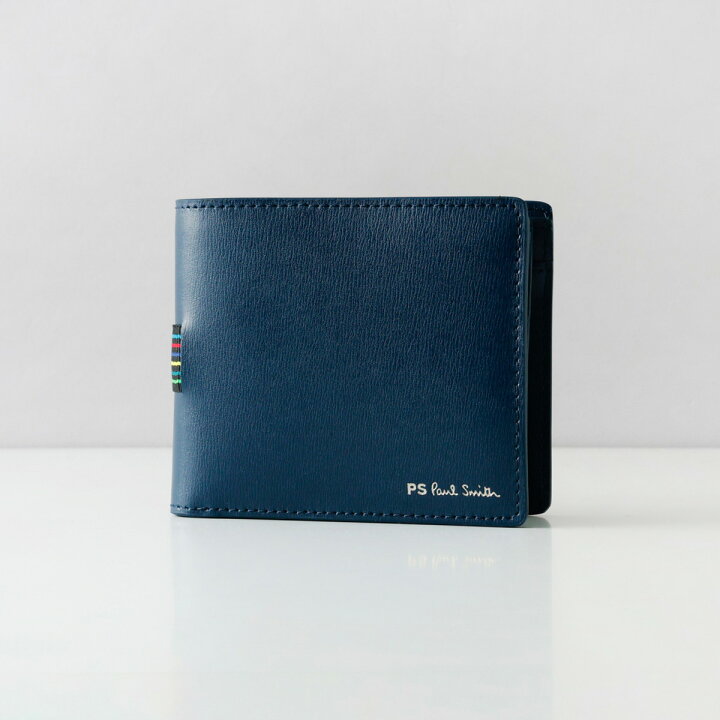 楽天市場】ポールスミス PAUL SMITH 二つ折り財布 ブルー BLUES 財布 