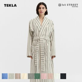 【正規販売店】テクラ TEKLA バスローブ ストライプ タオル生地 コットン オーガニック ブランド クラシック CLASSIC BATHROBES ユニセックス レディース メンズ