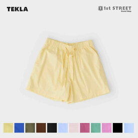 【正規販売店】テクラ TEKLA ショートパンツ メンズ レディース パジャマ ハーフパンツ ズボン コットン オーガニック かわいい 人気 おしゃれ 可愛い ユニセックス