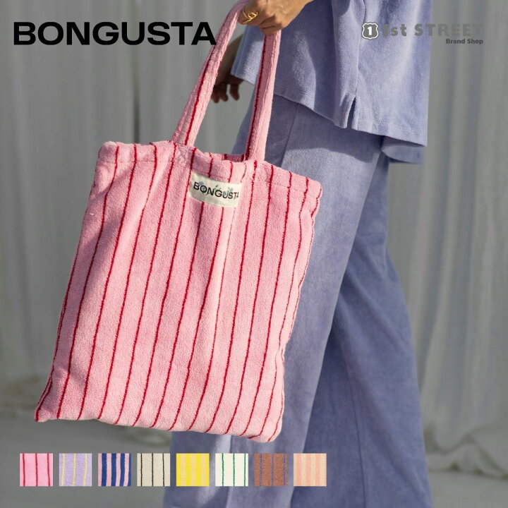 楽天市場】ボングスタ BONGUSTA トートバッグ バッグ ストライプ 