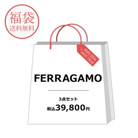 福袋 2026 FERRAGAMO フェラガモ アクセサリー 3点セット レディース 中身が見える福袋 ヘアバンド カチューシャ ネックレス ペンダント ピアス シルバー ハッピーボックス ブランド おしゃれ 人気 数量限定 20代 30代 40代 50代