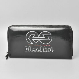 ディーゼル DIESEL ラウンド長財布 ジップウォレット ロングウォレット GARNET ブラック メンズ X08995 P4635