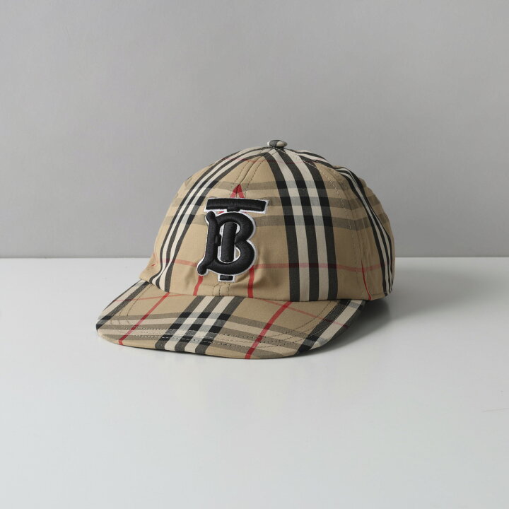 楽天市場】バーバリー BURBERRY 帽子 ベージュ キャップ チェック 