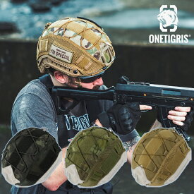 【マラソン期間P2倍！】OneTigris サバゲー ヘルメットカバー MC タクティカルヘルメット 保護用 メッシュ仕様 米軍 サバイバルゲーム サバゲー 装備 タクティカル ミリタリー メンズ レディース Fast PJ タイプに ヘッドウェア サバゲー ヘルメット fast