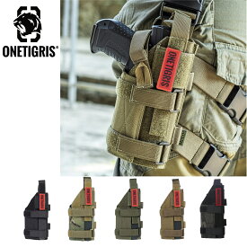 【マラソン期間ポイント10倍！】OneTigris ハンドガンホルスター ガスガン x300 m92f p226 ホルスター タクティカルギア ポーチ ピストル・グロック用 右用 マジックテープ仕様 ナイロン MOLLE対応 サバゲー・スナイパー サバゲー 装備