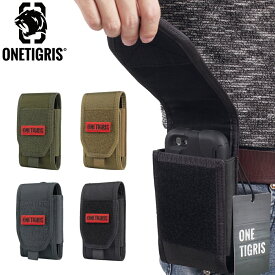 【スーパーセールP5倍UP！】OneTigris スマホバッグ スマホベルトホルダー ベルト通し ナイロン ベルトポーチ 旅行 スマホポーチ メンズ リュック 固定 仕事用 ベルトにつける スマホホルダー かばんにつける ミリタリー 携帯ホルダー スマホ ベルトケース 5.5-6.9インチ