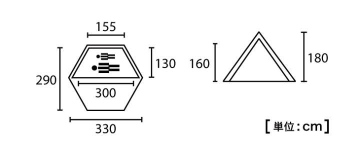 楽天市場】ロゴス Tradcanvas Tepee 2ルーム 300-BB 71805611