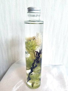 【送料無料】【専用クリアケース入り】インテリア 開店祝い 結婚祝い 誕生日 就職祝い 退職祝い 母の日 敬老の日 おしゃれ 当店オリジナル商品 ハーバリウム(完成品)グリー