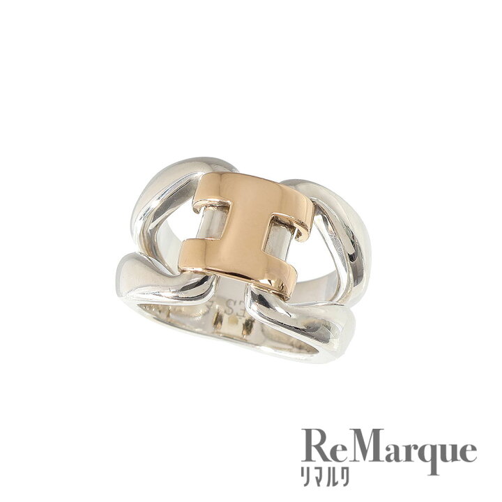 楽天市場】【値下げ】HERMES（エルメス） ヒストリー リング SV×K18YG  