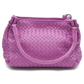 BOTTEGA VENETA（ボッテガヴェネタ） イントレチャート　パープル ハンドバッグ　トートバッグ【中古】【程度Aランク】