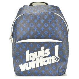 LOUIS VUITTON（ルイヴィトン） エブリデイLV モノグラム ディスカバリー M45879 ブルー PVCキャンバス バックパックPM ICチップ リュックサック 【中古】【程度ABランク】