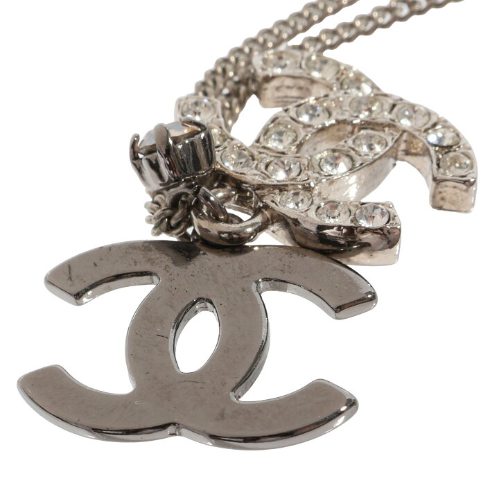 楽天市場】CHANEL（シャネル）ダブルココマーク メタル ラインストーン  