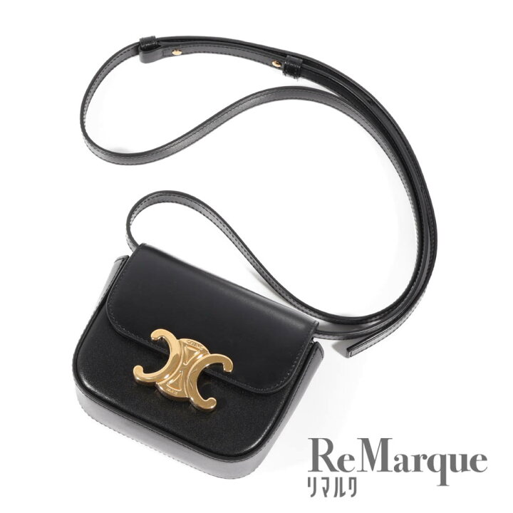 楽天市場】CELINE（セリーヌ）トリオンフ ミニ クロード シャイニー  