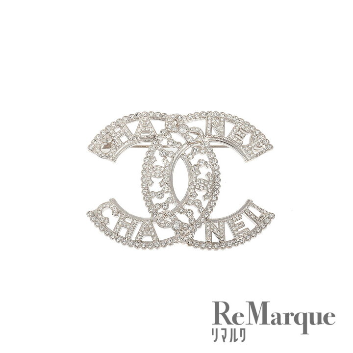 楽天市場】CHANEL（シャネル）ココマーク ラインストーン ブローチ  