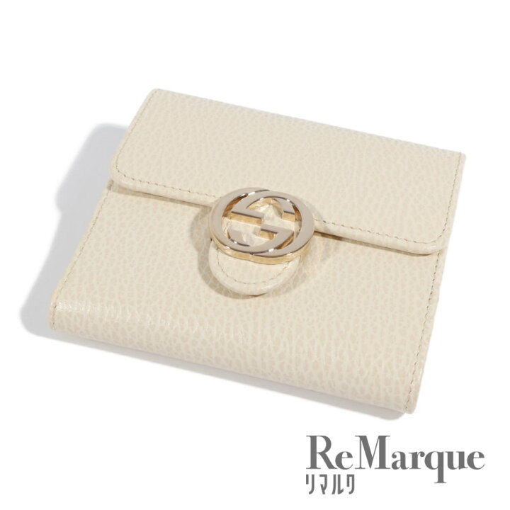 楽天市場】GUCCI（グッチ）インターロッキングG コンパクトウォレット  